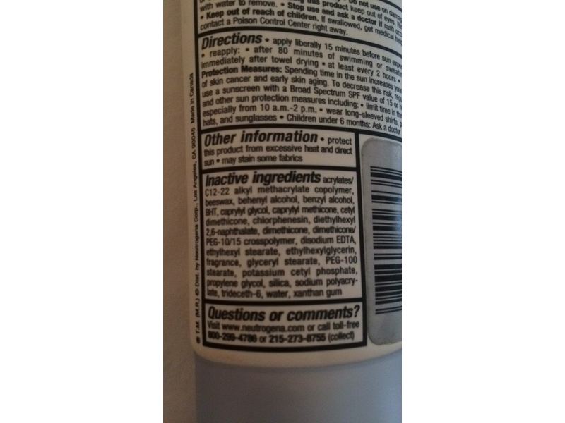 Neutrogena Ultra Sheer Dry Touch Sunscreen, SPF 30, 3 oz/88 mL
