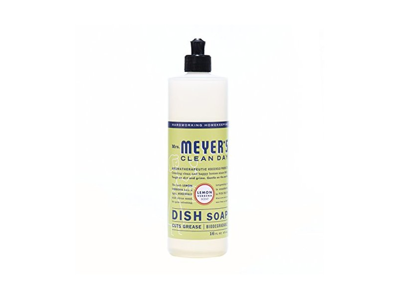 Mrs. Meyer's Clean Day Dish Soap, Lemon Verbena, 16 Fluid Ounce