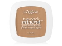 L'Oreal Paris True Match Mineral Pressed Powder, 412 Sand Beige, 0.31 oz/9 g - thumbnail 1