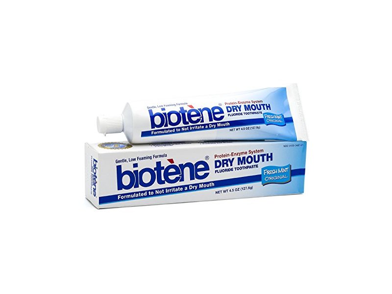 Biotene Original Formulation Dry Mouth Fluoride Toothpaste Fresh Mint