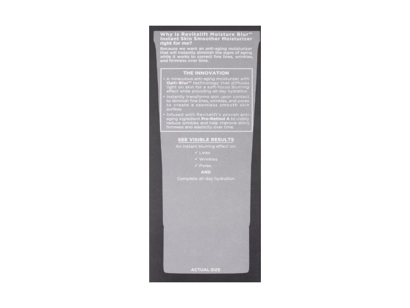 revitalift moisture blur