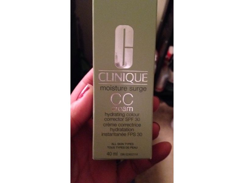 Clinique Moisture Surge All Skin Types CC Hydrating Color Corrector Cream, SPF 30, Medium, 1.4 oz/40 mL