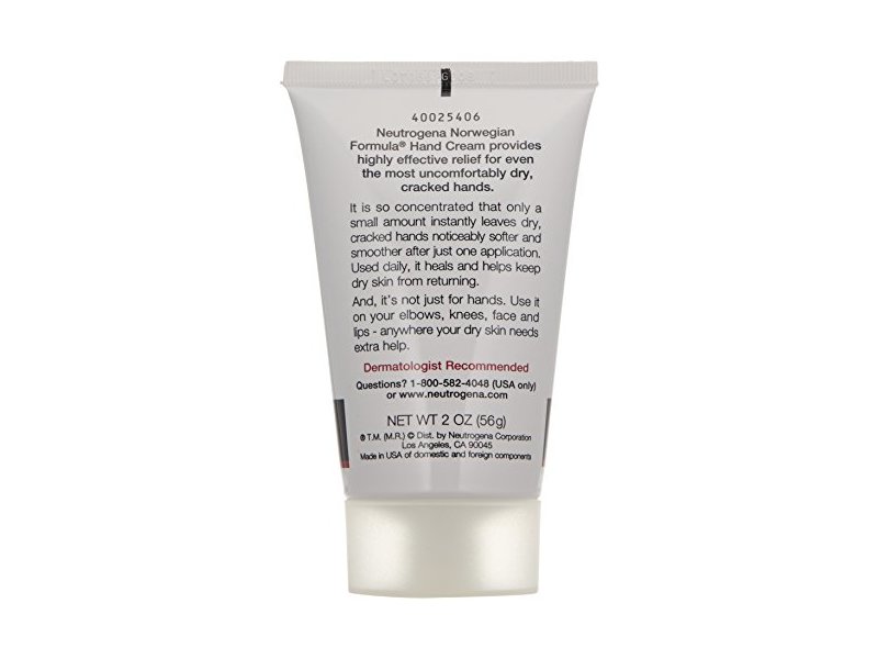 Neutrogena Norwegian Formula Hand Cream, Fragrance-Free, 2 Ounce (Pack of 2)