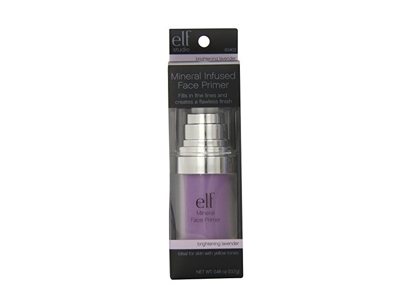 e.l.f. Studio Mineral Infused Face Primer, Brightening Lavender