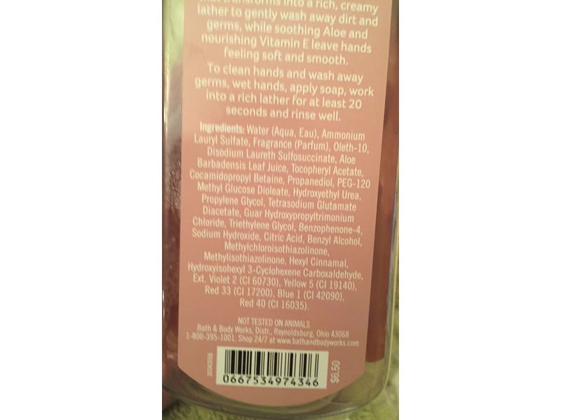 Bath & Body Works Gentle Foaming Hand Soap, Warm Vanilla Sugar, 8.75 fl oz/259 mL