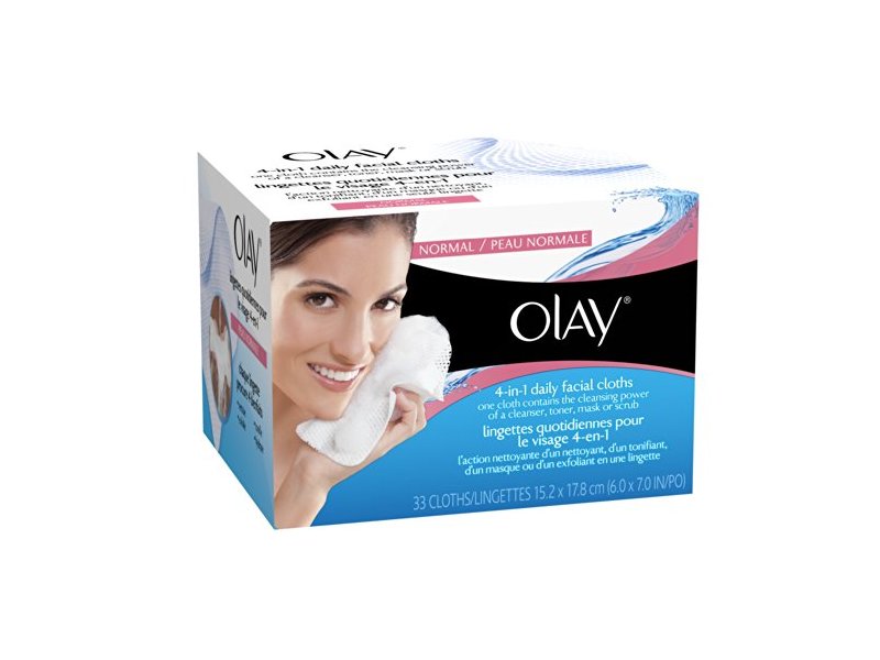 Olay 4-in-1 Daily Facial Cloths, 33 Count