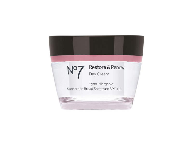Boots No7 Restore and Renew Day Cream SPF 15 1.69 oz Ingredients and