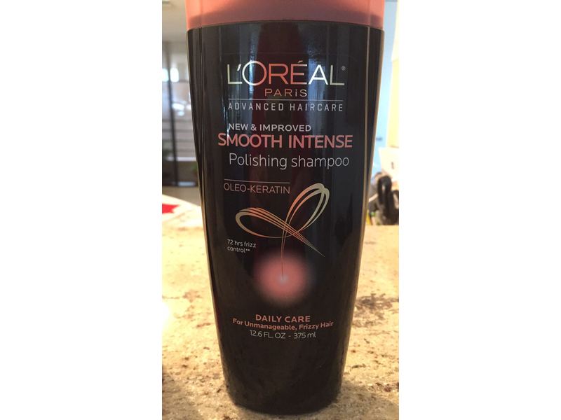L'Oreal Advanced Hair Care Smooth Intense Polishing Shampoo, 12.6 fl oz