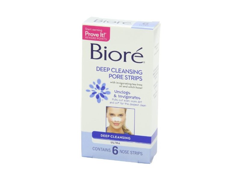 Biore Ultra Deep Cleansing Pore Strips, Kao Brands Ingredients and Reviews