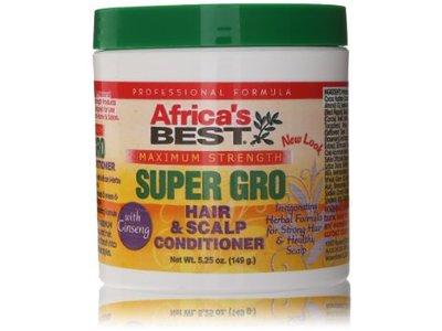 Africa's Best Super Gro Maximum Hair & Scalp Conditioner, 5.25 oz